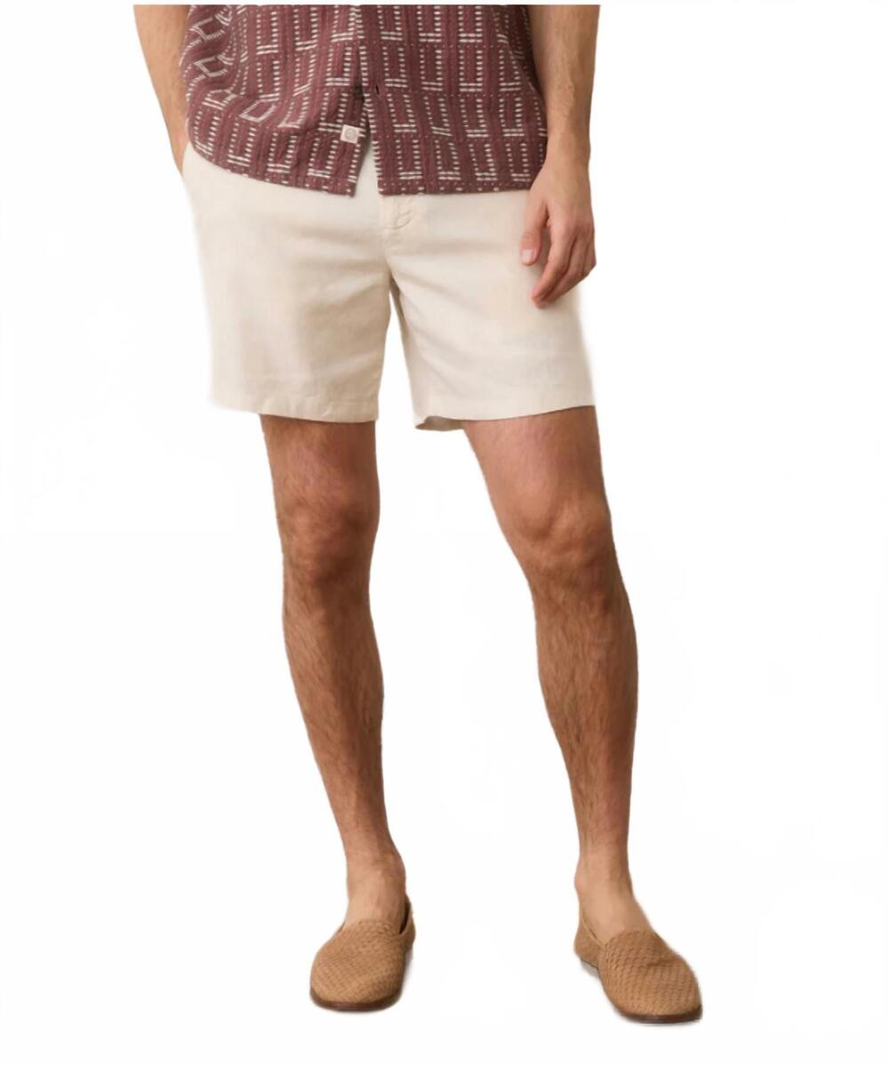 NEW MARINE LAYER hemp resort short in natural